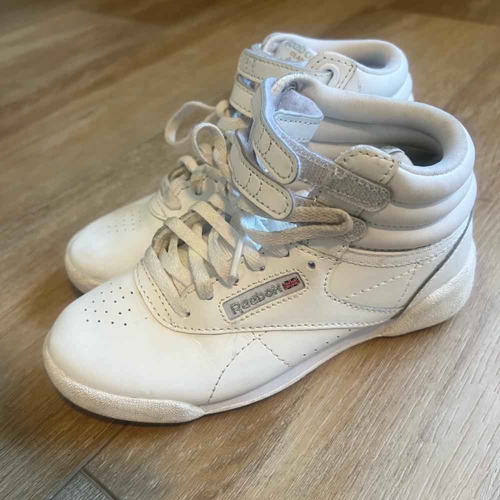 Reebok High Top White Sneakers